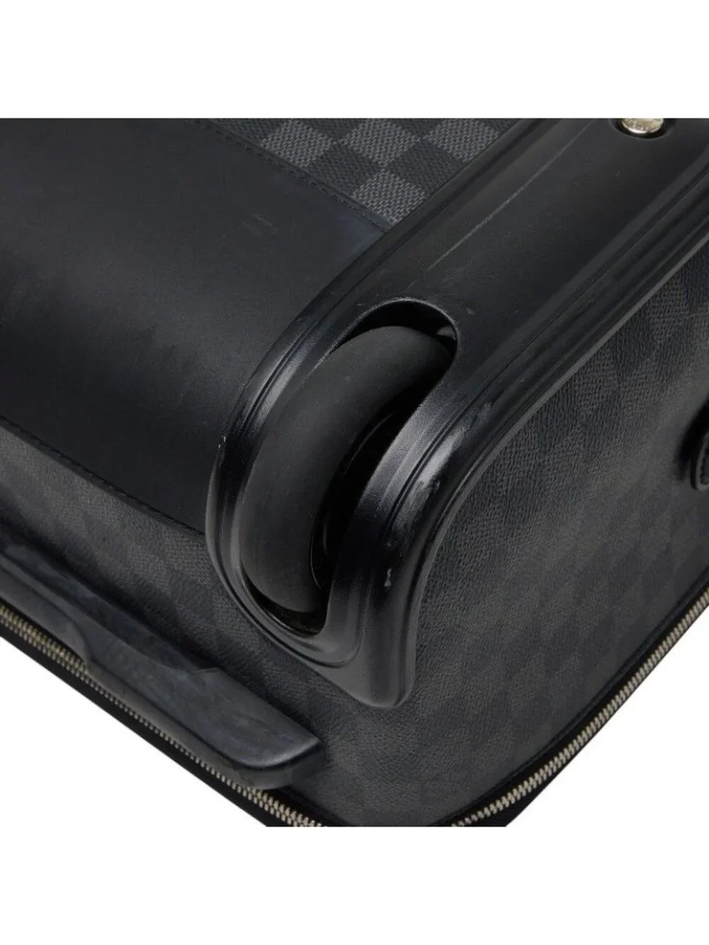 Louis Vuitton Damier Graphite Pegase 55 Travel Bag Suitcase Black Gray Leather